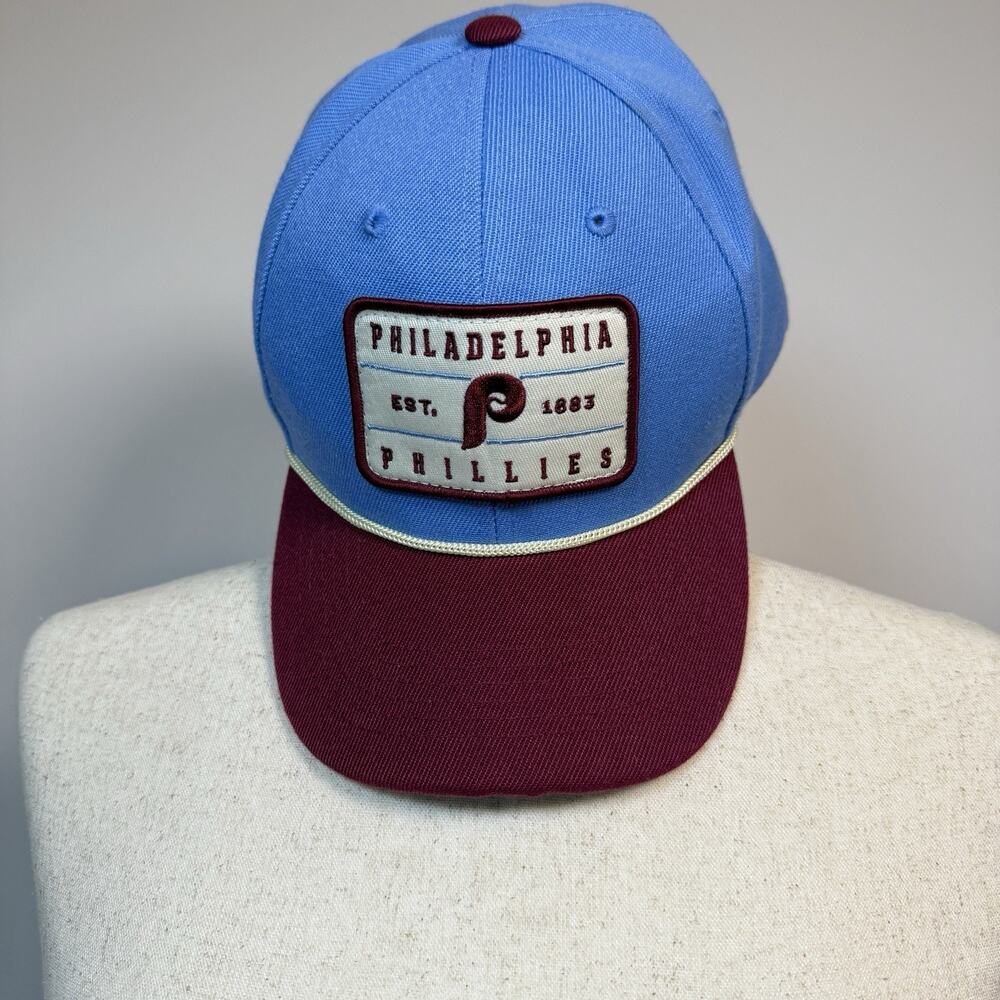 MLB Philadelphia Phillies SGA Powder Blue Retro Snapback Hat/Cap - SEI/Melonwear